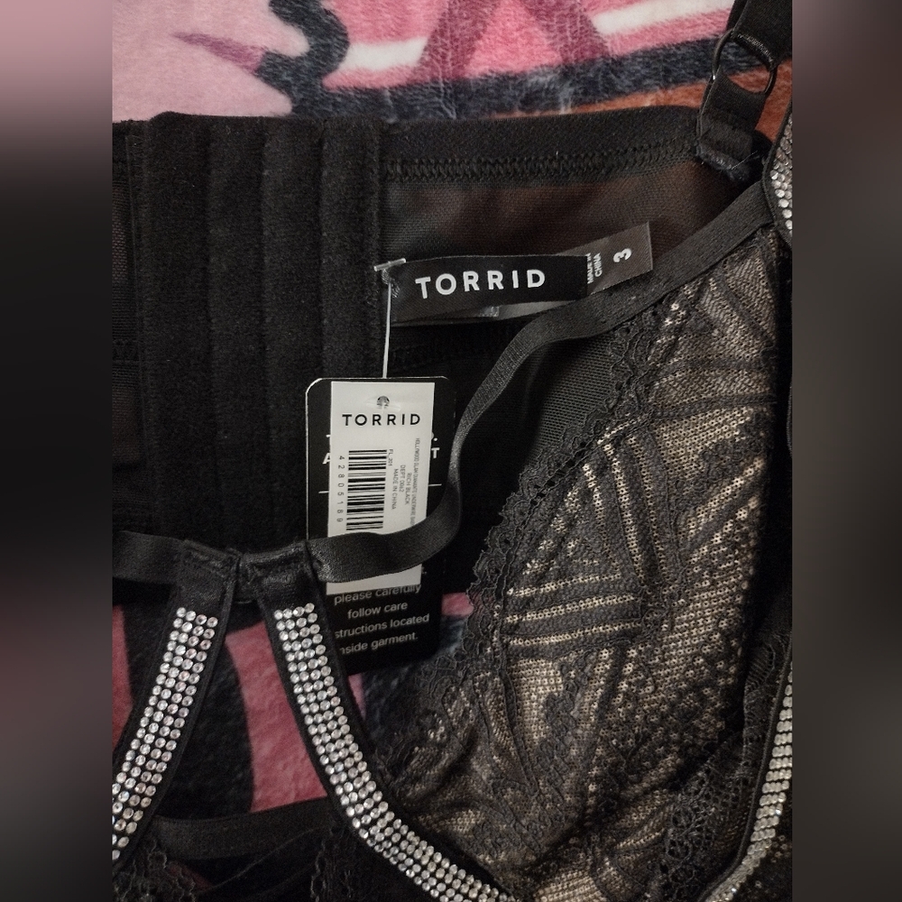 Torrid Plus Size Black Lingerie Chemise - Torrid Size 3 - Picture 3 of 9